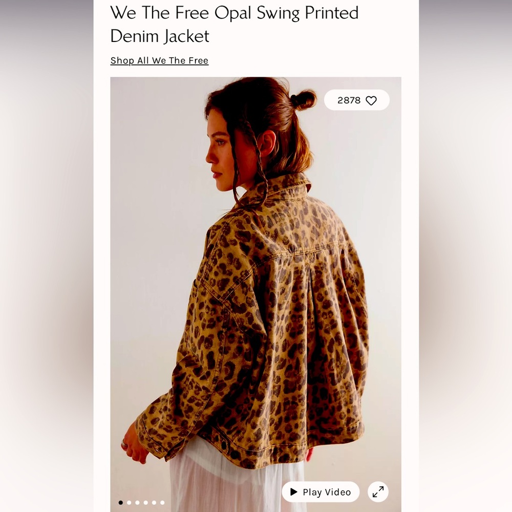 Free people opal swing jacket
